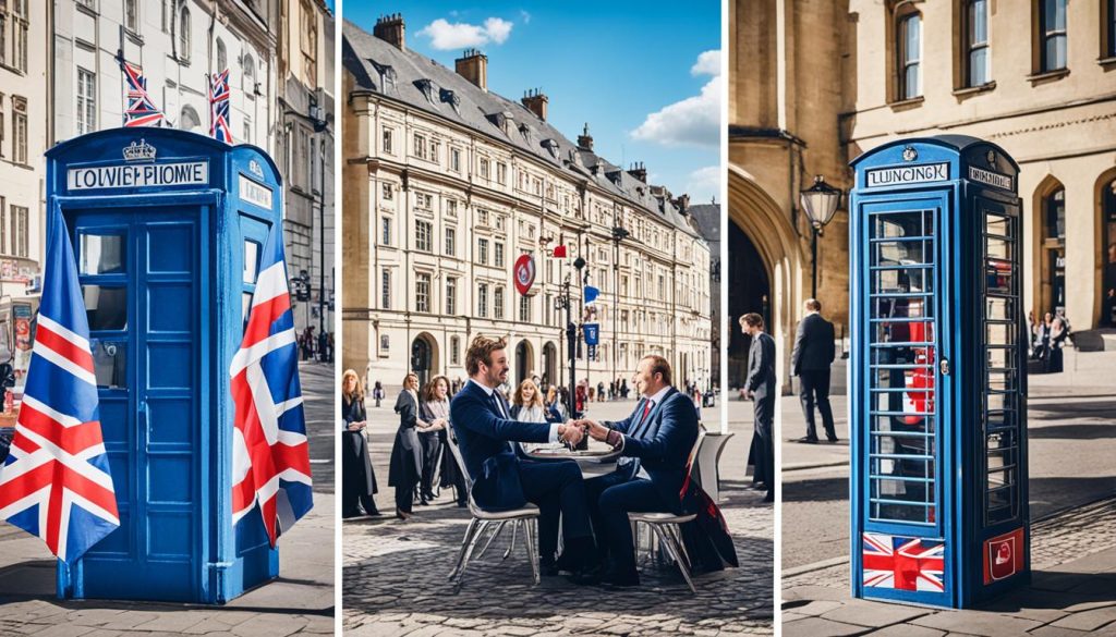 Compare Business and culture between  United Kingdom  and  Slovakia