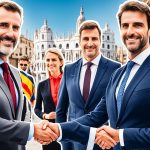 Compare Business and culture between  United Kingdom  and  Spain