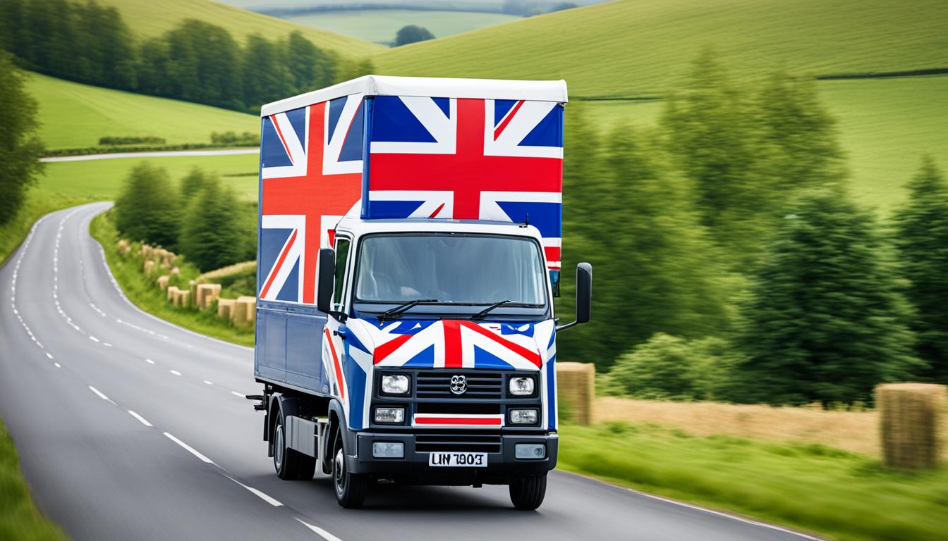 Transport your belongings to the UK