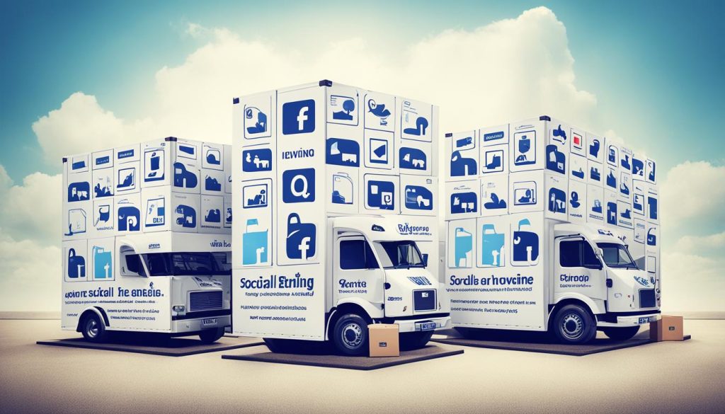 social media marketing moving company UK