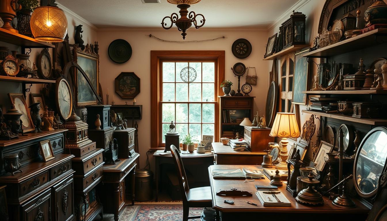 how to start an antique business from home